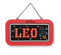 History & Heraldry Light Up Neon Name Sign - Leo