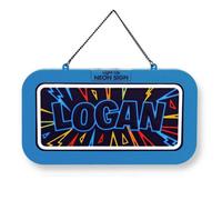 History & Heraldry Light Up Neon Name Sign - Logan