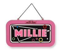 History & Heraldry Light Up Neon Name Sign - Millie
