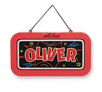 History & Heraldry Light Up Neon Name Sign - Oliver