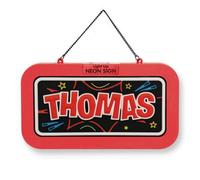 History & Heraldry Light Up Neon Name Sign - Thomas