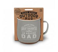 History & Heraldry Outdoor Camping Mug Quote Amazing Dad