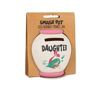 History & Heraldry Personalised Bamboo Smash Pot Money box (Daughter)