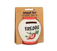 History & Heraldry Personalised Bamboo Smash Pot Money box (Freddie)