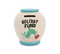 History & Heraldry Personalised Bamboo Smash Pot Money box (Holiday Fund LARGE)