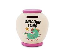 History & Heraldry Personalised Bamboo Smash Pot Money box (Unicorn Fund LARGE)