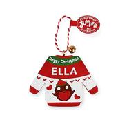 History & Heraldry Personalised Christmas Jumper Decorations (Ella)