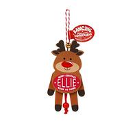 History & Heraldry Personalised Dancing Christmas tree Decorations (Ellie)