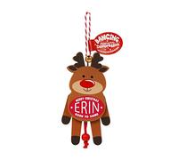 History & Heraldry Personalised Dancing Christmas tree Decorations (Erin)