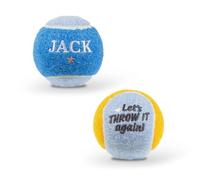 History & Heraldry Personalised Dog Balls - Pet Toy for Fun & Play - Durable, Chew-Resistant Fetch Balls for Small, Medium & Large Dogs (Jack)