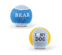History & Heraldry Personalised Dog Balls - Pet Toy for Fun & Play - Durable, Chew-Resistant Fetch Balls for Small, Medium & Large Dogs (Bear)