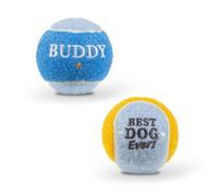 History & Heraldry Personalised Dog Balls - Pet Toy for Fun & Play - Durable, Chew-Resistant Fetch Balls for Small, Medium & Large Dogs. (Medium, Buddy)