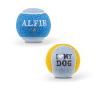 History & Heraldry Personalised Dog Balls - Pet Toy for Fun & Play - Durable, Chew-Resistant Fetch Balls for Small, Medium & Large Dogs. (Medium, Alfie)