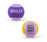 History & Heraldry Personalised Dog Balls - Pet Toy for Fun & Play - Durable, Chew-Resistant Fetch Balls for Small, Medium & Large Dogs (Molly)