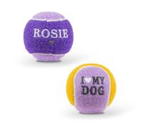 History & Heraldry Personalised Dog Balls - Pet Toy for Fun & Play - Durable, Chew-Resistant Fetch Balls for Small, Medium & Large Dogs (Rosie)