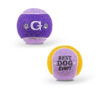 History & Heraldry Personalised Dog Balls - Pet Toy for Fun & Play - Durable, Chew-Resistant Fetch Balls for Small, Medium & Large Dogs (G)
