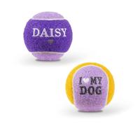 History & Heraldry Personalised Dog Balls - Pet Toy for Fun & Play - Durable, Chew-Resistant Fetch Balls for Small, Medium & Large Dogs. (Medium, Daisy)