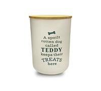 History & Heraldry Personalised Dog Treat Jar - Teddy