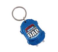 History & Heraldry Personalised Keyring Twin Turbo Torch (Dad)