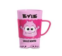 History & Heraldry Personalised Monster Mug - Pre Personalised with Popular Names Funny Monster Shaped - Unique Gift for Birthdays, Halloween, or Christmas (Evie)