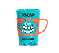History & Heraldry Personalised Monster Mug - Pre Personalised with Popular Names Funny Monster Shaped - Unique Gift for Birthdays, Halloween, or Christmas (Oscar)