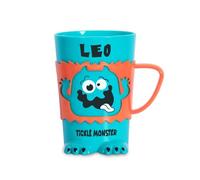 History & Heraldry Personalised Monster Mug - Pre Personalised with Popular Names Funny Monster Shaped - Unique Gift for Birthdays, Halloween, or Christmas (Leo)