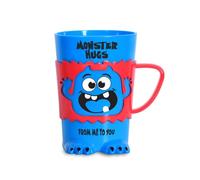 History & Heraldry Personalised Monster Mug - Pre Personalised with Popular Names Funny Monster Shaped - Unique Gift for Birthdays, Halloween, or Christmas (Monster Hugs)