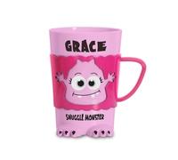 History & Heraldry Personalised Monster Mug - Pre Personalised with Popular Names Funny Monster Shaped - Unique Gift for Birthdays, Halloween, or Christmas (Grace)