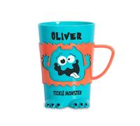 History & Heraldry Personalised Monster Mug - Pre Personalised with Popular Names Funny Monster Shaped - Unique Gift for Birthdays, Halloween, or Christmas (Oliver)