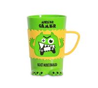 History & Heraldry Personalised Monster Mug - Pre Personalised with Popular Names Funny Monster Shaped - Unique Gift for Birthdays, Halloween, or Christmas (Monster Gamer)
