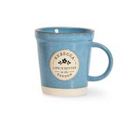 History & Heraldry Personalised Mug - Unique Ceramic Plant-Pot Style Mug - Gift for Gardeners, or Office Decor (Rebecca)