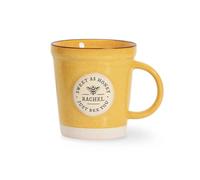 History & Heraldry Personalised Mug - Unique Ceramic Plant-Pot Style Mug - Gift for Gardeners, or Office Decor (Rachel)
