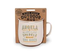 History & Heraldry Personalised Outdoor Mug (Angela)
