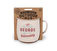 History & Heraldry Personalised Outdoor Mug (George)