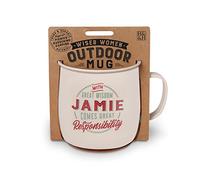 History & Heraldry Personalised Outdoor Mug (Jamie)