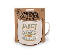 History & Heraldry Personalised Outdoor Mug (Janet)