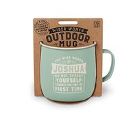 History & Heraldry Personalised Outdoor Mug (Joshua)
