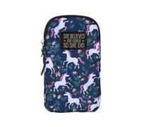 History & Heraldry Personalised Phone Bag with Adjustable Strap - Pre-personalised Crossbody Pouch, Eco-Friendly Material. Fits iPhone & Android, Lightweight Travel Bag.