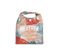 History & Heraldry Personalised Sparkle Shopper Bag (Heather)