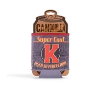 History & Heraldry Pre-Personalised Can Cooler Gift With Over 80 Popular Names And Themes - K - Fits Cans And Bottles