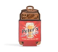 History & Heraldry Pre-Personalised Can Cooler Gift With Over 80 Popular Names And Themes - Peter - Fits Cans And Bottles
