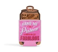 History & Heraldry Pre-Personalised Can Cooler Gift With Over 80 Popular Names And Themes - Prosecco - Fits Cans And Bottles