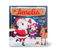 History & Heraldry Pre-Personalised Children's Christmas Storybook - Amelia - With 80 Different Names And Titles - Be The Star Of Your Own Story