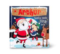 History & Heraldry Pre-Personalised Children's Christmas Storybook - Arthur - With 80 Different Names And Titles - Be The Star Of Your Own Story