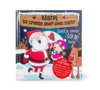 History & Heraldry Pre-Personalised Children's Christmas Storybook - Blank Female - 80 Different Names And Titles - Be The Star Of Your Own Story