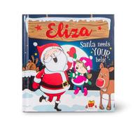 History & Heraldry Pre-Personalised Children's Christmas Storybook - Eliza - With 80 Different Names And Titles - Be The Star Of Your Own Story