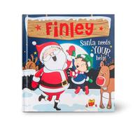 History & Heraldry Pre-Personalised Children's Christmas Storybook - Finley - With 80 Different Names And Titles - Be The Star Of Your Own Story