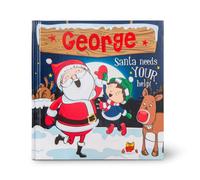 History & Heraldry Pre-Personalised Children's Christmas Storybook - George - With 80 Different Names And Titles - Be The Star Of Your Own Story
