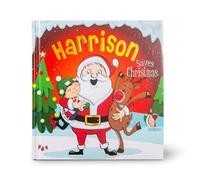 History & Heraldry Pre-Personalised Children's Christmas Storybook - Harrison - With 80 Different Names And Titles - Be The Star Of Your Own Story