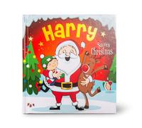 History & Heraldry Pre-Personalised Children's Christmas Storybook - Harry - With 80 Different Names And Titles - Be The Star Of Your Own Story